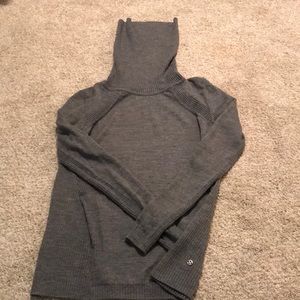 Lululemon gray Long sleeve turtleneck top.